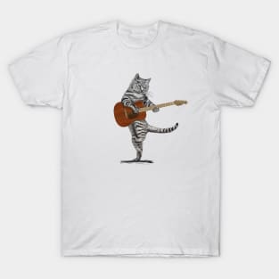 Buskers the Acousti-Cat T-Shirt